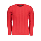 U.S. Grand Red Acrylic Men's Sweater U.S. Grand