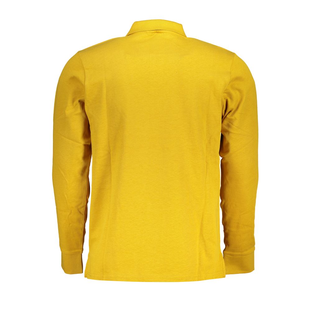 U.S. Grand Yellow Cotton Men Polo Shirt U.S. Grand