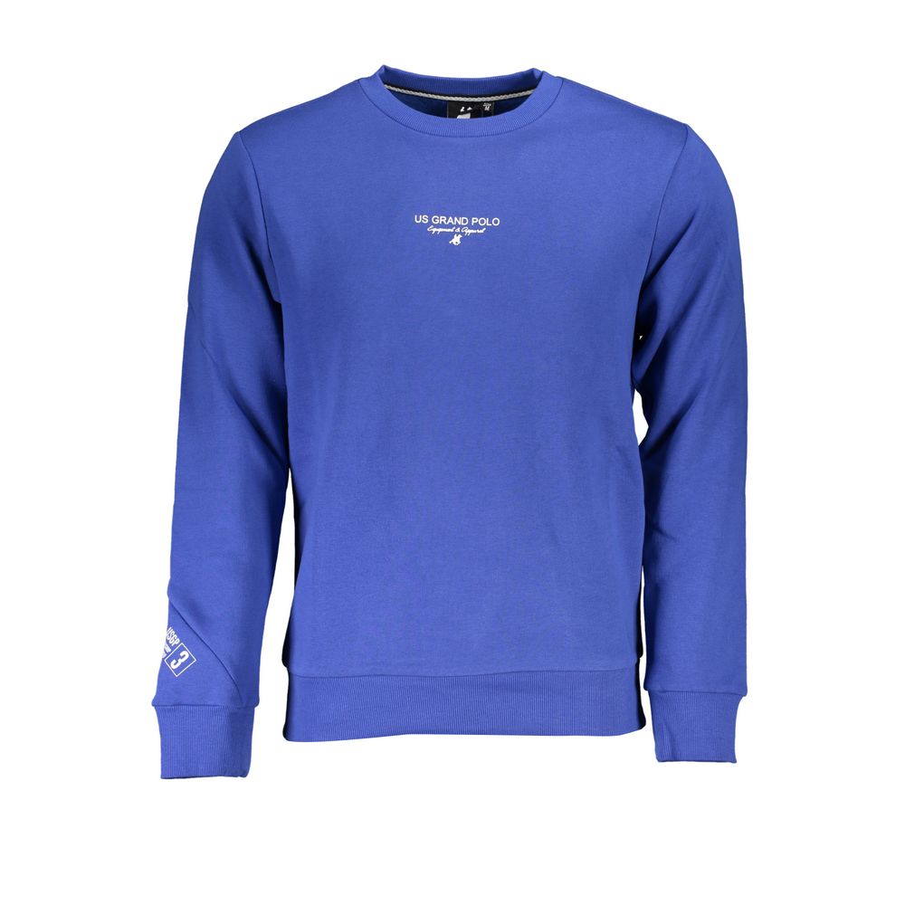 U.S. Grand Blue Cotton Men's Sweatshirt U.S. Grand