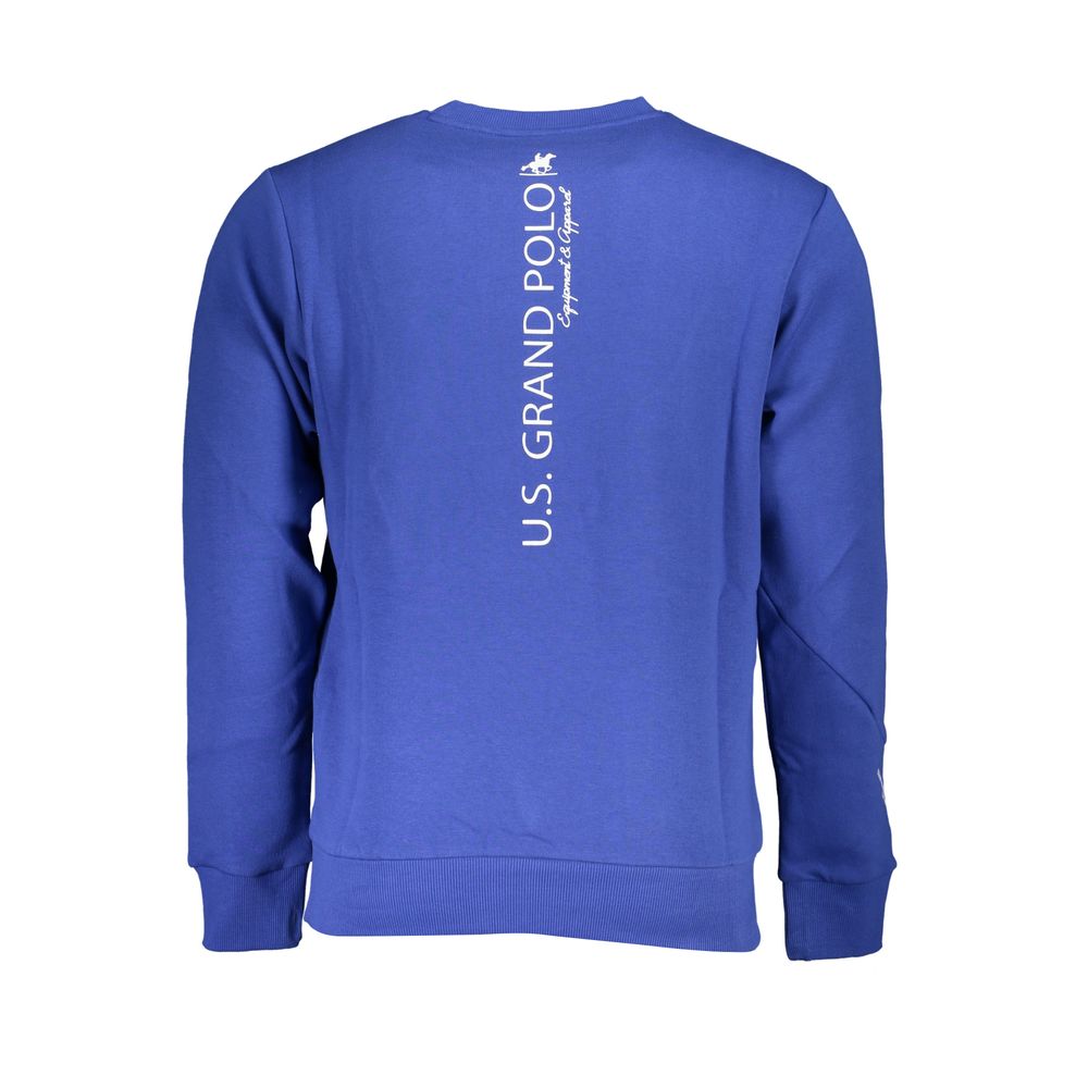 U.S. Grand Blue Cotton Men's Sweatshirt U.S. Grand