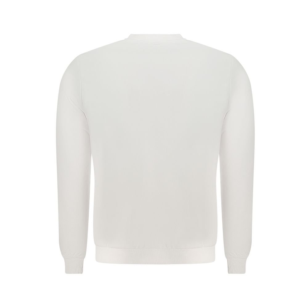 U.S. Grand White Cotton Men Sweatshirt U.S. Grand