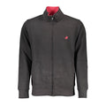 U.S. Grand Black Cotton Men Sweatshirt U.S. Grand