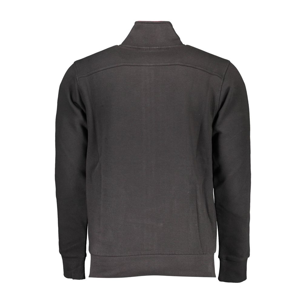 U.S. Grand Black Cotton Men Sweatshirt U.S. Grand