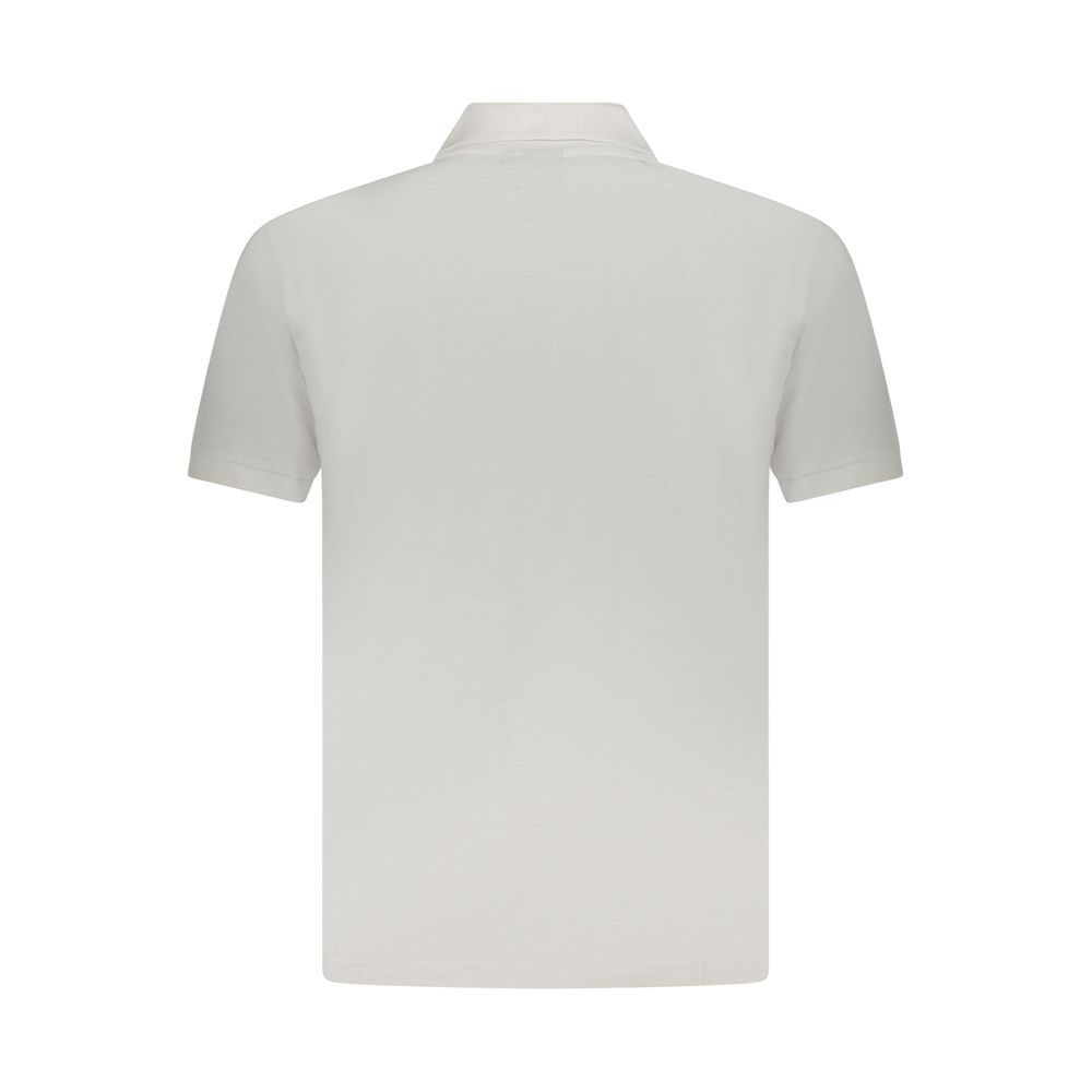 U.S. Grand White Cotton Men Polo Shirt U.S. Grand