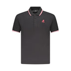 U.S. Grand Black Cotton Mens Polo Shirt U.S. Grand