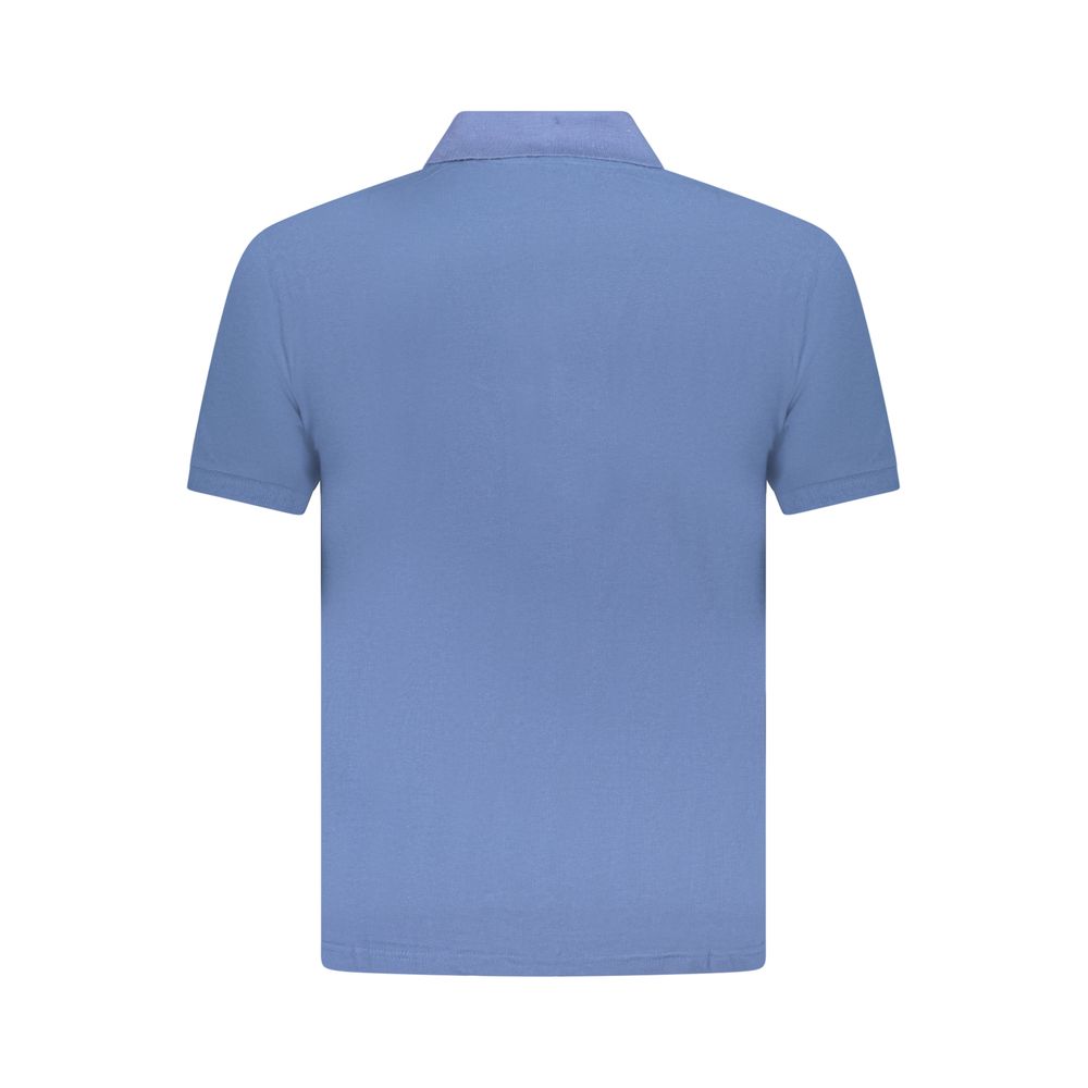 U.S. Grand Blu Cotton Men Polo U.S. Grand