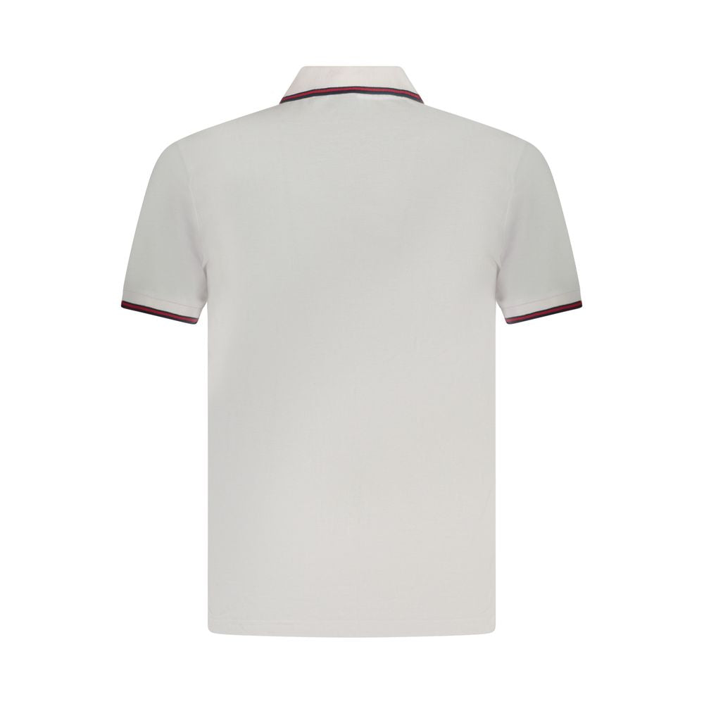 U.S. Grand White Cotton Men Polo Shirt U.S. Grand