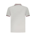 U.S. Grand White Cotton Men Polo Shirt U.S. Grand