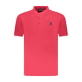 U.S. Grand Red Cotton Men Polo Shirt U.S. Grand