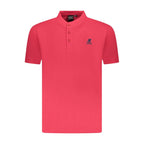 U.S. Grand Red Cotton Men Polo Shirt U.S. Grand
