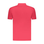 U.S. Grand Red Cotton Men Polo Shirt U.S. Grand