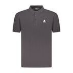 U.S. Grand Black Cotton Men Polo Shirt U.S. Grand