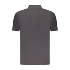 U.S. Grand Black Cotton Men Polo Shirt U.S. Grand