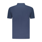 U.S. Grand Blue Cotton Men Polo U.S. Grand
