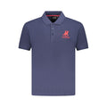 U.S. Grand Blu Cotton Men Polo U.S. Grand