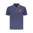U.S. Grand Blu Cotton Men Polo U.S. Grand