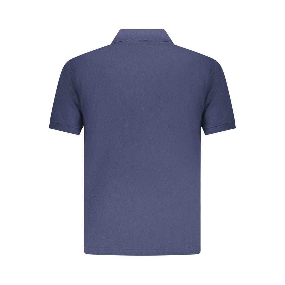 U.S. Grand Blu Cotton Men Polo U.S. Grand