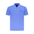 U.S. Grand Blue Cotton Men Polo Shirt U.S. Grand