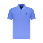U.S. Grand Blue Cotton Men Polo Shirt U.S. Grand