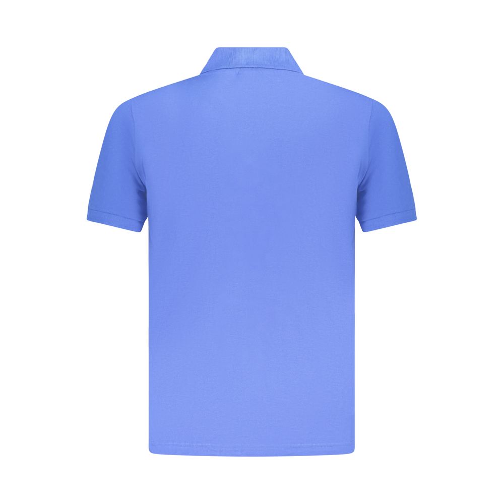 U.S. Grand Blue Cotton Men Polo Shirt U.S. Grand