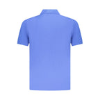 U.S. Grand Blue Cotton Men Polo Shirt U.S. Grand