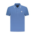 U.S. Grand Blue Cotton Men Polo Shirt U.S. Grand