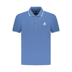 U.S. Grand Blue Cotton Men Polo Shirt U.S. Grand