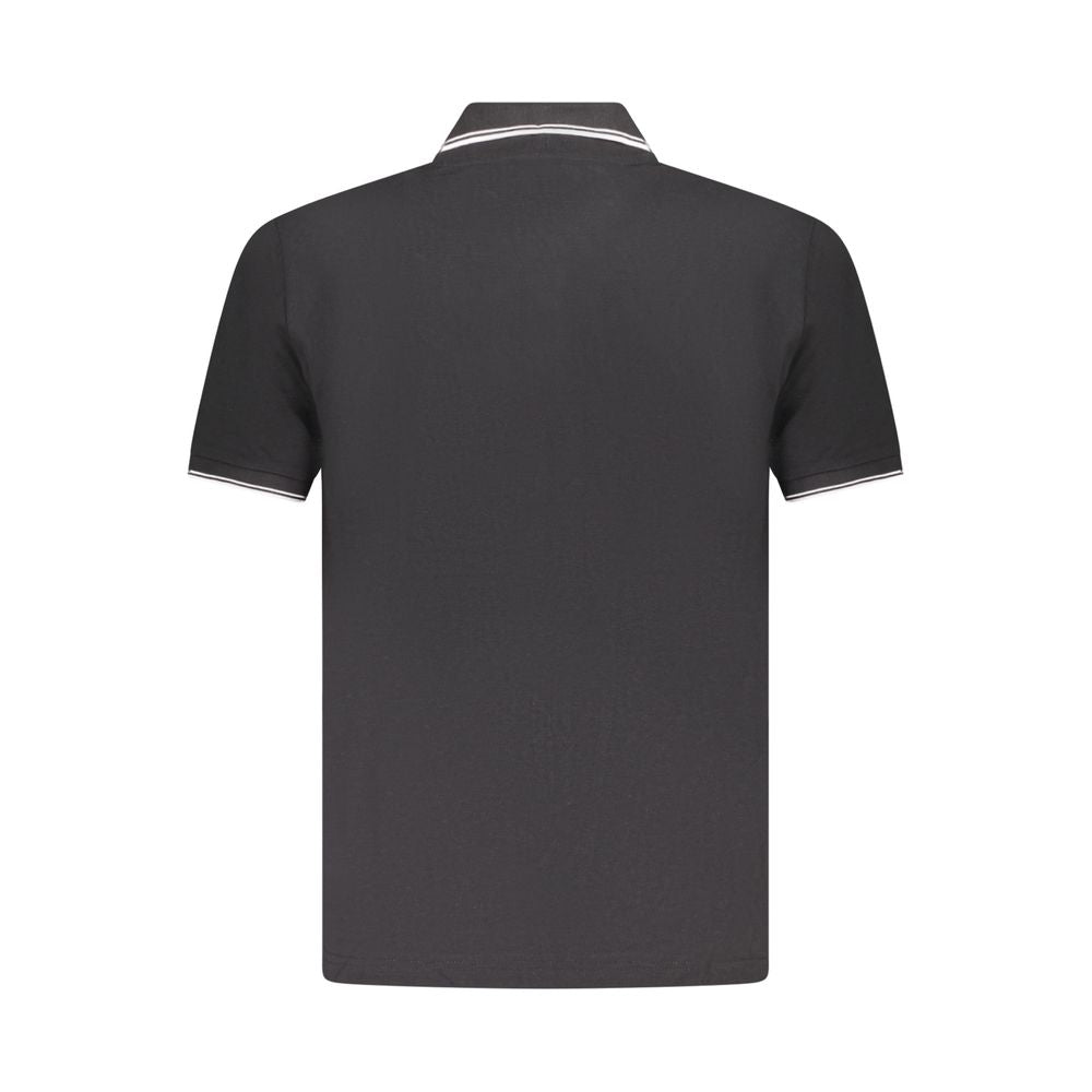 U.S. Grand Black Cotton Men's Polo Shirt U.S. Grand