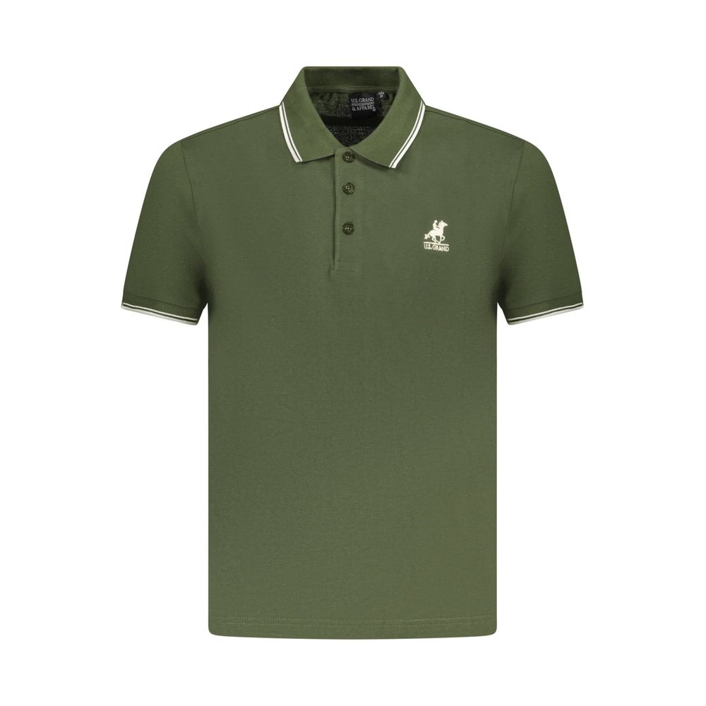 U.S. Grand Verde Cotton Men Polo Shirt U.S. Grand