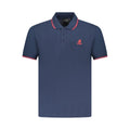 U.S. Grand Blue Cotton Mens Polo Shirt U.S. Grand