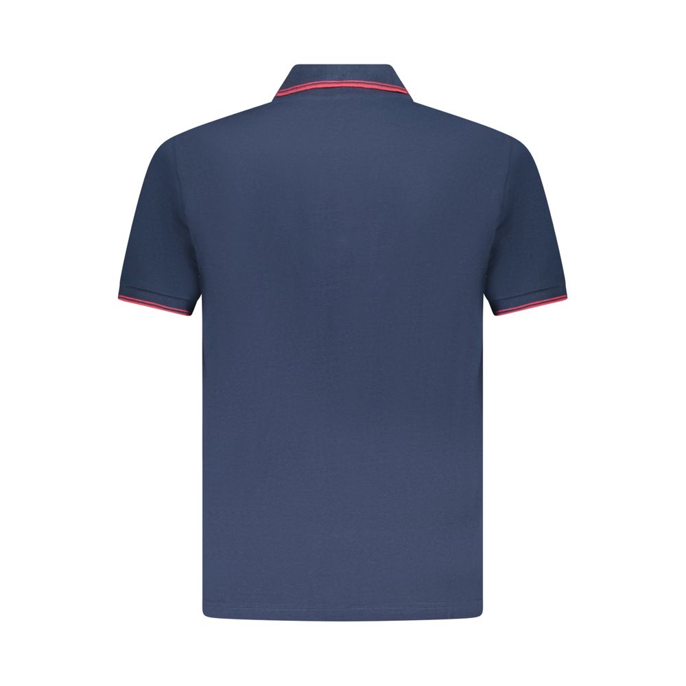 U.S. Grand Blue Cotton Mens Polo Shirt U.S. Grand