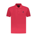 U.S. Grand Red Cotton Men Polo Shirt U.S. Grand