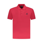 U.S. Grand Red Cotton Men Polo Shirt U.S. Grand