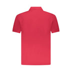 U.S. Grand Red Cotton Men Polo Shirt U.S. Grand
