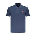 U.S. Grand Blue Cotton Men Polo Shirt U.S. Grand