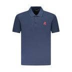 U.S. Grand Blue Cotton Men Polo Shirt U.S. Grand