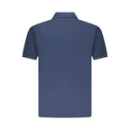 U.S. Grand Blue Cotton Men Polo Shirt U.S. Grand