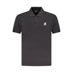 U.S. Grand Black Cotton Mens Polo Shirt U.S. Grand