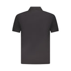 U.S. Grand Black Cotton Mens Polo Shirt U.S. Grand