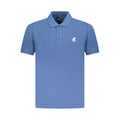 U.S. Grand Blue Cotton Men Polo Shirt U.S. Grand