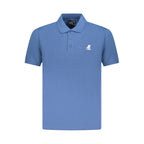 U.S. Grand Blue Cotton Men Polo Shirt U.S. Grand