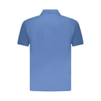 U.S. Grand Blue Cotton Men Polo Shirt U.S. Grand