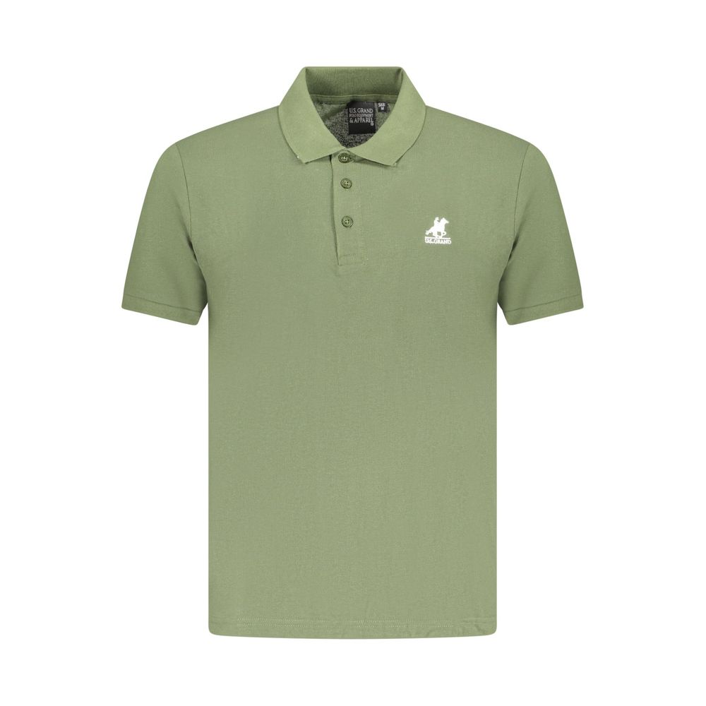 U.S. Grand Verde Cotton Men Polo Shirt U.S. Grand
