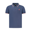 U.S. Grand Blue Cotton Men Polo U.S. Grand