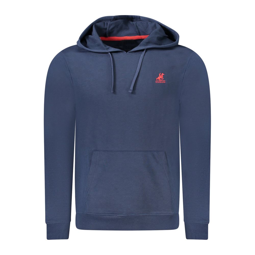 U.S. Grand Blue Cotton Men's Hoodie U.S. Grand