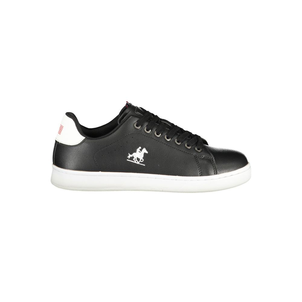 U.S. Grand Black Polyurethane Men Sneaker U.S. Grand