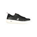 U.S. Grand Black Polyurethane Men Sneaker U.S. Grand