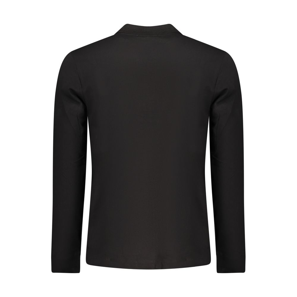 U.S. Grand Black Cotton Men Polo Shirt U.S. Grand