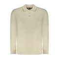 U.S. Grand Beige Cotton Men Polo Shirt U.S. Grand
