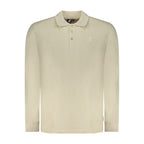 U.S. Grand Beige Cotton Men Polo Shirt U.S. Grand